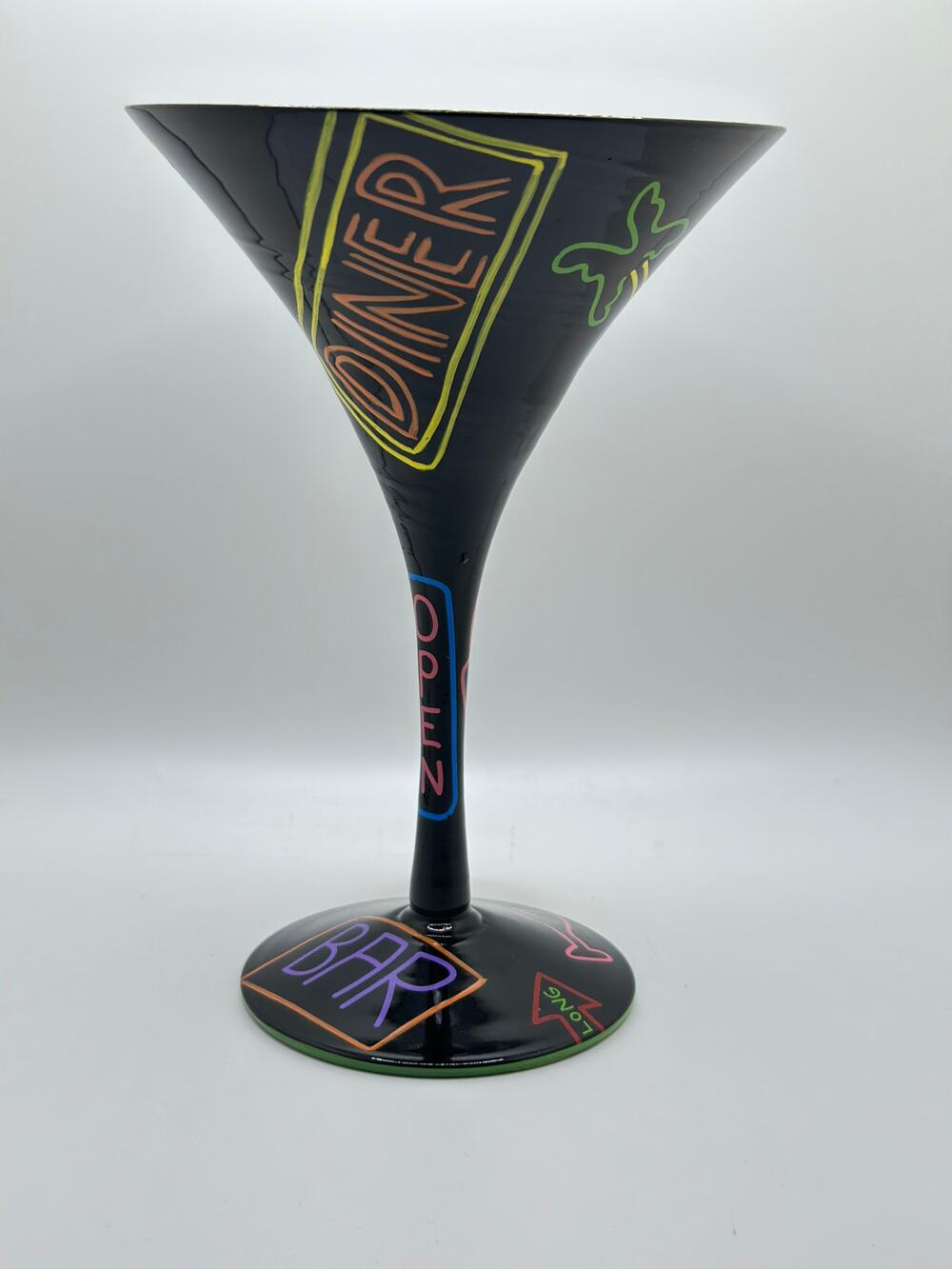 Lolita Love My Martini Neontini Neon Tini NEW in Box Handpainted